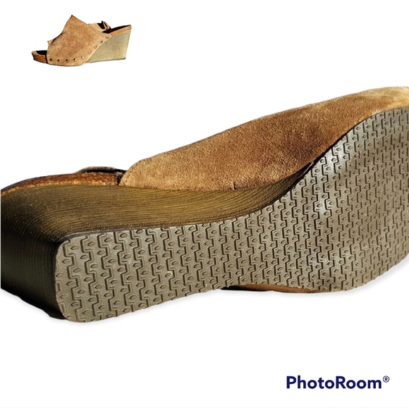 9 - Black Suede Mules /Espadrilles with Heel Strap - Picture 3 of 3